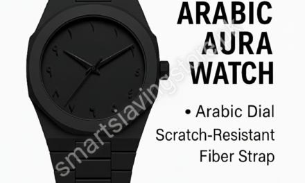 Black Aura Arabic Dial Watch for Men
