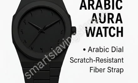 Black Aura Arabic Dial Watch for Men