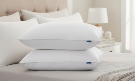 eckham Hotel Collection Bed Pillows Standard/Queen Size Set of 2 – Original Soft Down Alternative Pillow for Sleeping – Soft Support for Back, Stomach or Side Sleepers