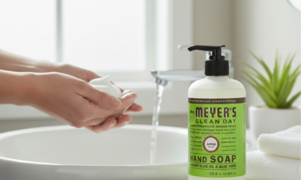 MRS. MEYER’S CLEAN DAY Hand Soap, Made with Essential Oils, Apple, 12.5 fl. oz – Pack of 3