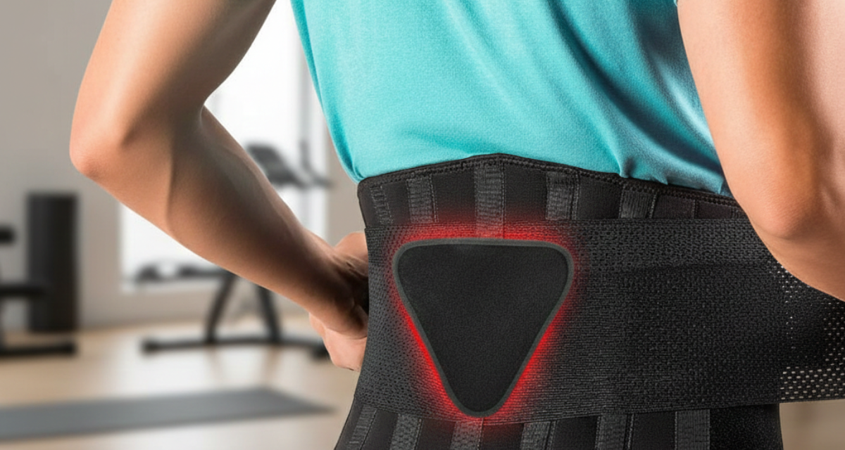 FEATOL Breathable Back Brace with Lumbar Pad for Women & Men, Support Belt for Lower Back Pain Relief for Herniated Disc, Sciatica, Scoliosis S/M (Waist Size:24.4”-29.8”)