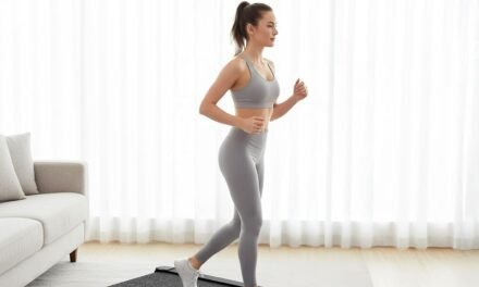 Smug Compact Armless Treadmill, Space Saving Design for Home & Office, Quiet Under Desk Walking Pad, 200 Lbs Capacity 3 in 1 Portable Walking Treadmill