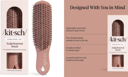 Kitsch Scalp Renewal Brush – Exfoliating & Scalp Massager for Hair Growth, Gentle Head Massage Brush to Remove Buildup, Boost Circulation & Relaxing Head Scrubber for Washing Hair – Terracotta