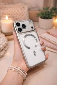 luxury matte translucent magnetic iphone case magsafe compatible with camera protector (iphone 17 pro max 17 pro 17 air)